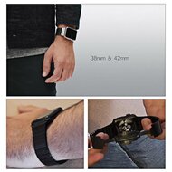 Gliederarmband Edelstahlband - Ros&eacute;gold - Geeignet f&uuml;r Apple Watch 38mm / 40mm / 41mm / 42mm