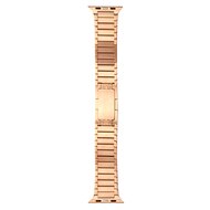 Gliederarmband Edelstahlband - Ros&eacute;gold - Passend f&uuml;r Apple Watch 44mm / 45mm / 46mm / 49mm