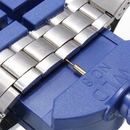 Metallgliederarmband - Blau - Geeignet f&uuml;r Apple Watch 44mm / 45mm / 46mm / 49mm