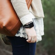 Sportarmband Farbkombination - Schwarz + Wei&szlig; - Geeignet f&uuml;r Apple Watch 38mm / 40mm / 41mm / 42mm