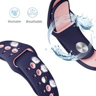 Sportarmband in Kombi-Farben - Lila + Rosa - Geeignet f&uuml;r Apple Watch 44mm / 45mm / 46mm / 49mm