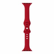 Sportarmband Slim Fit - Rot - Geeignet f&uuml;r Apple Watch 38mm / 40mm / 41mm / 42mm