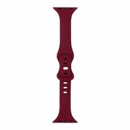 Sportarmband Slim Fit - Bordeaux - Geeignet f&uuml;r Apple Watch 44mm / 45mm / 46mm / 49mm
