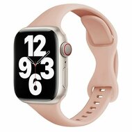 Sportarmband Slim Fit - Hellrosa - Geeignet f&uuml;r Apple Watch 44mm / 45mm / 46mm / 49mm