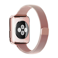Milanaise Slim Fit Armband - Rose Gold - Geeignet f&uuml;r Apple Watch 38mm / 40mm / 41mm / 42mm