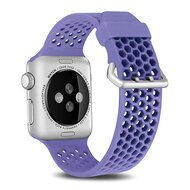 Armband mit L&ouml;chern - Lavendel - Geeignet f&uuml;r Apple Watch 38mm / 40mm / 41mm / 42mm