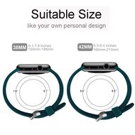 Armband mit L&ouml;chern - Gr&uuml;n - Geeignet f&uuml;r Apple Watch 44mm / 45mm / 46mm / 49mm