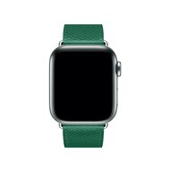 Lederarmband - Gr&uuml;n - Geeignet f&uuml;r Apple Watch 38mm / 40mm / 41mm / 42mm