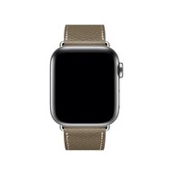 Lederarmband - Braun - Geeignet f&uuml;r Apple Watch 44mm / 45mm / 46mm / 49mm