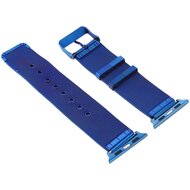 Milanaise mit Schnallenarmband - Blau - Geeignet f&uuml;r Apple Watch 38mm / 40mm / 41mm / 42mm