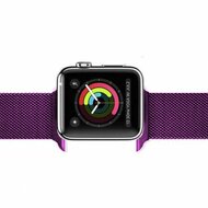 Milanaise-Edelstahlarmband - Lila - Geeignet f&uuml;r Apple Watch 38mm / 40mm / 41mm / 42mm
