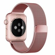 Milanaise-Edelstahlarmband - Ros&eacute;gold - Geeignet f&uuml;r Apple Watch 44mm / 45mm / 46mm / 49mm