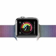 Milanaise-Edelstahlarmband - Farbe - Geeignet f&uuml;r Apple Watch 44mm / 45mm / 46mm / 49mm