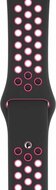 Sportarmband - Gr&ouml;&szlig;e: S/M - Schwarz + Pink - Geeignet f&uuml;r Apple Watch 38mm / 40mm / 41mm / 42mm