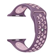 Sportarmband - Gr&ouml;&szlig;e: S/M - Lila + Pink - Geeignet f&uuml;r Apple Watch 38mm / 40mm / 41mm / 42mm