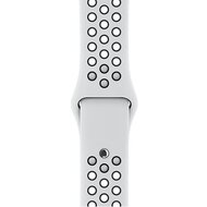 Sportarmband - Gr&ouml;&szlig;e: M/L - Wei&szlig; + Schwarz - Geeignet f&uuml;r Apple Watch 44mm / 45mm / 46mm / 49mm