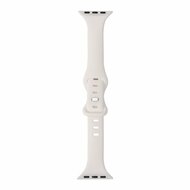 Sportarmband Slim Fit - Wei&szlig; - Geeignet f&uuml;r Apple Watch 38mm / 40mm / 41mm / 42mm