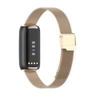 Fitbit Luxe - Milanaise-Armband mit Schnallenverschluss - Vintage gold