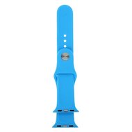 Gummi-Sportband - Blau - Geeignet f&uuml;r Apple Watch 38mm / 40mm / 41mm / 42mm