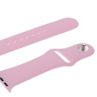 Gummi-Sportband - Rosa - Geeignet f&uuml;r Apple Watch 38mm / 40mm / 41mm / 42mm