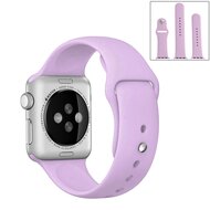 Gummi-Sportband - Lila - Geeignet f&uuml;r Apple Watch 38mm / 40mm / 41mm / 42mm