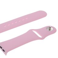 Gummi-Sportband - Rosa - Geeignet f&uuml;r Apple Watch 44mm / 45mm / 46mm / 49mm