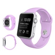 Gummi-Sportband - Lila - Geeignet f&uuml;r Apple Watch 44mm / 45mm / 46mm / 49mm