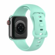 Silikon-Sportband - Mintgr&uuml;n - Gr&ouml;&szlig;e: M/L - Geeignet f&uuml;r Apple Watch 44mm / 45mm / 46mm / 49mm