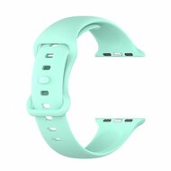 Silikon-Sportband - Mintgr&uuml;n - Gr&ouml;&szlig;e: M/L - Geeignet f&uuml;r Apple Watch 44mm / 45mm / 46mm / 49mm