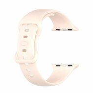 Silikon-Sportband - Sand Pink - Gr&ouml;&szlig;e: M/L - Geeignet f&uuml;r Apple Watch 44mm / 45mm / 46mm / 49mm