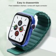 Silikon Loop Armband - Gr&uuml;n - Geeignet f&uuml;r Apple Watch 38mm / 40mm / 41mm / 42mm