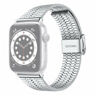 Metallband - Silber - Geeignet f&uuml;r Apple Watch 38mm / 40mm / 41mm / 42mm