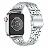Metallband - Silber - Geeignet f&uuml;r Apple Watch 44mm / 45mm / 46mm / 49mm