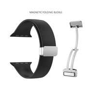 Silikonarmband - Faltschlie&szlig;e - Lila - Geeignet f&uuml;r Apple Watch 38mm / 40mm / 41mm / 42mm