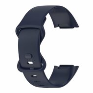 FitBit Charge 5 &amp; 6 Sportband mit Doppelschlaufe - Dunkelblau - Gr&ouml;&szlig;e: S