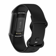 FitBit Charge 5 &amp; 6 Sportband mit Doppelschlaufe - Schwarz - Gr&ouml;&szlig;e: S