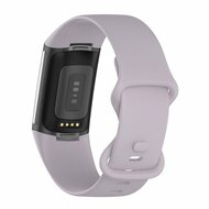 FitBit Charge 5 &amp; 6 Sportband mit Doppelschlaufe - Lavendel - Gr&ouml;&szlig;e: L