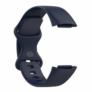 FitBit Charge 5 &amp; 6 Sportband mit Doppelschlaufe - Dunkelblau - Gr&ouml;&szlig;e: L