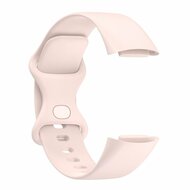 FitBit Charge 5 &amp; 6 Sportband mit Doppelschlaufe - Sand Pink - Gr&ouml;&szlig;e: L