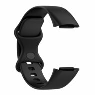 FitBit Charge 5 &amp; 6 Sportband mit Doppelschlaufe - Schwarz - Gr&ouml;&szlig;e: L