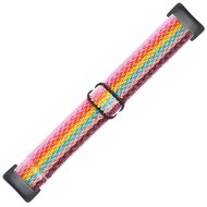 FitBit Charge 5 &amp; 6 Elastisches Solo-Schleifen-Nylonband - Mehrfarbig