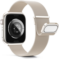 Milanaise Band - Polarstern / Starlight - Extra starker Magnet - Geeignet f&uuml;r Apple Watch 44mm / 45mm / 46mm / 49mm