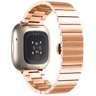 Fitbit Versa 3/4 &amp; Sense 1/2 Metallgliederband - Champagner Gold