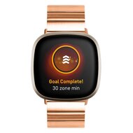 Fitbit Versa 3/4 &amp; Sense 1/2 Metallgliederband - Champagner Gold