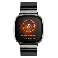 Fitbit Versa 3/4 &amp; Sense 1/2 Metallgliederband - Schwarz