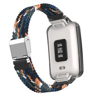 Geflochtenes Nylonband mit H&uuml;lle - Mehrfarbig Dunkel - Xiaomi Smart band 7 Pro