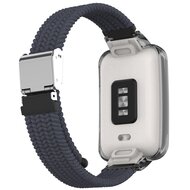 Geflochtenes Nylonband mit H&uuml;lle - Dunkelgrau - Xiaomi Smart band 7 Pro