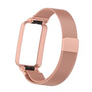 Milanaise Loop mit H&uuml;lle - Rose gold - Xiaomi Smart Band 7 Pro