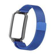 Milanaise Loop mit H&uuml;lle - Blau - Xiaomi Smart Band 7 Pro
