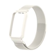 Milanaise Loop mit H&uuml;lle - Wei&szlig; - Xiaomi Smart Band 7 Pro